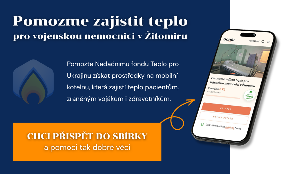 Pomozte zajistit teplo pro vojenskou nemocnici v Žitomiru